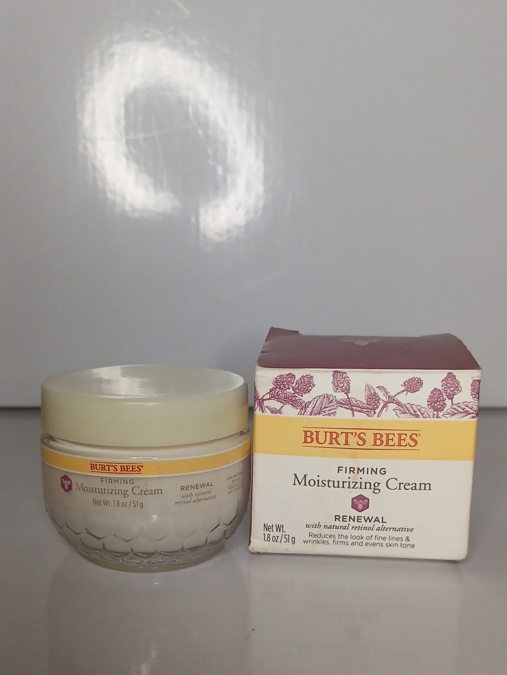 NIB 1.8 Oz Burt's Bees Firming Moisturizing Cream